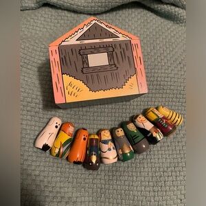 Oriental Trading Child's Nativity Set - Storage Box - 12 Pieces